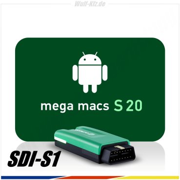 Hella Gutmann Tester / Kfz Diagnosegerät mega macs S 20 inkl. SDI Modul S1